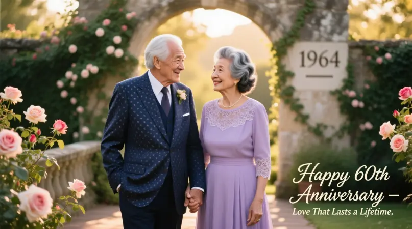 60th wedding anniversary wishes