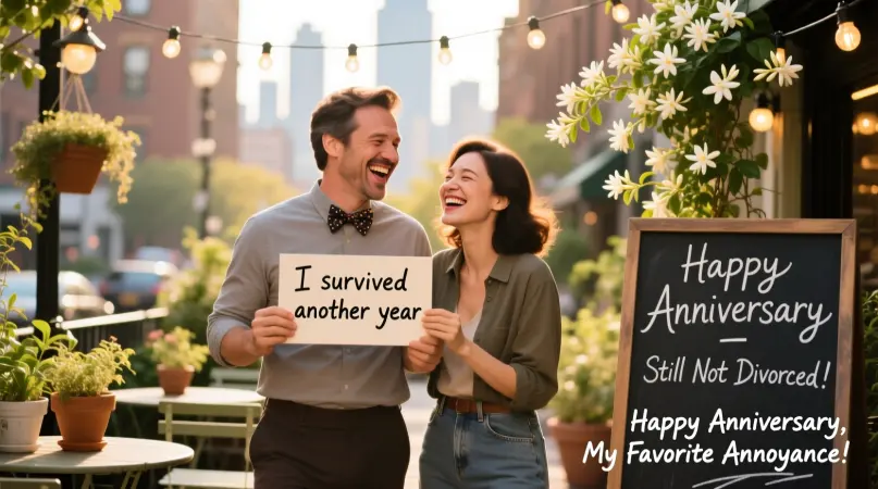 anniversary wishes for husband funny