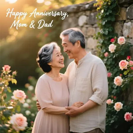 Emotional Anniversary Wishes for Mom Dad