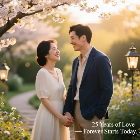 Heart Touching 25th Wedding Anniversary Wishes