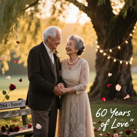 Heart Touching 60th Wedding Anniversary Wishes