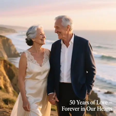 Romantic 50th Anniversary Wishes
