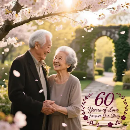 Romantic 60th Wedding Anniversary Wishes