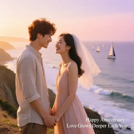 Romantic Anniversary Wishes for Couple in English
