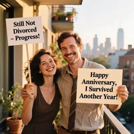 Sarcastic Funny Anniversary Wishes For Husband