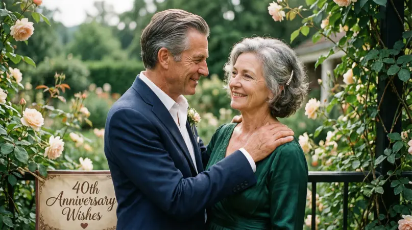 40th Anniversary Wishes