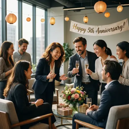 anniversary wishes for colleagues