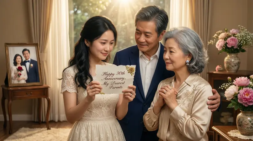 anniversary wishes for parents from daughter