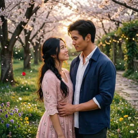 Cute Friend Couple Anniversary