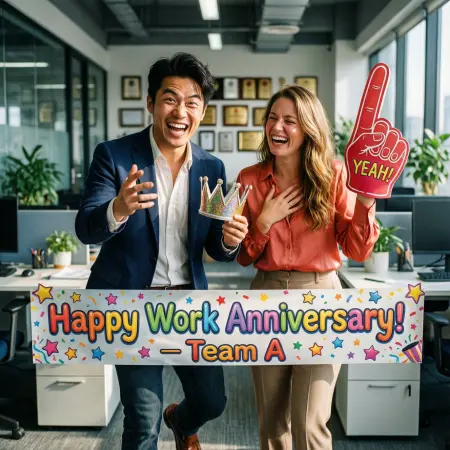 Funny Coworker Anniversary