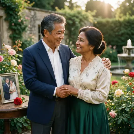 Heart touching 40th wedding anniversary