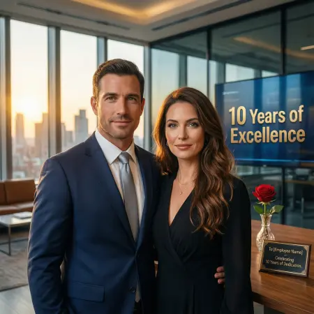 Professional Work Anniversary Wishes To Employee