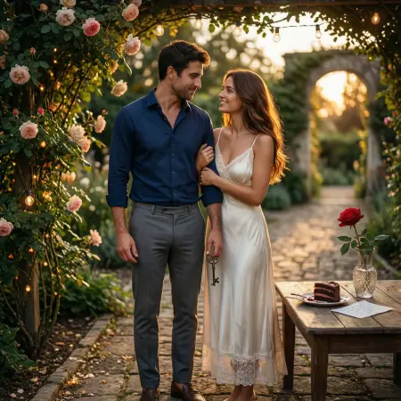 Romantic 1 year love anniversary