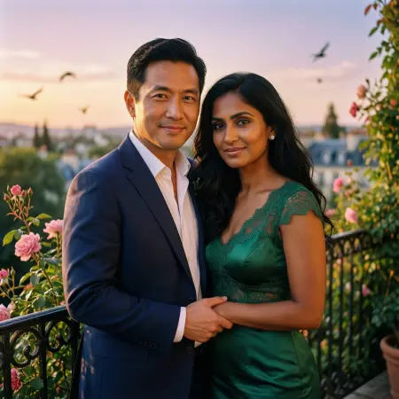 Romantic hubby wedding anniversary