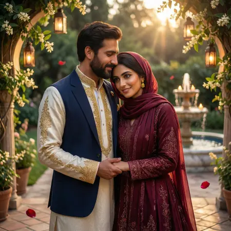 Romantic Islamic Wedding Anniversary