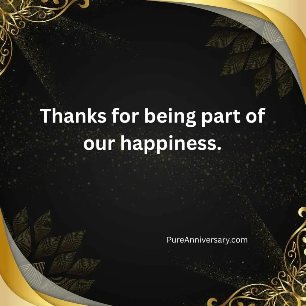 Thanks for Anniversary Wishes