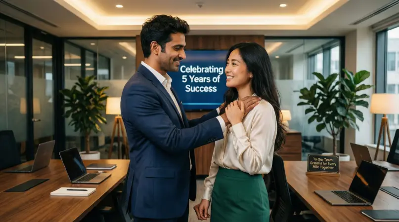 work anniversary wishes to colleagues