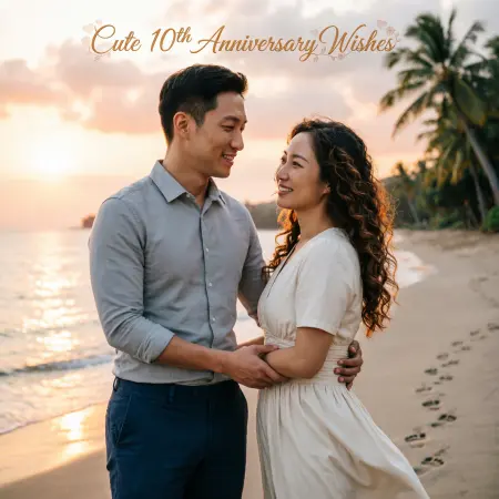 Cute 10th Anniversary Wishes