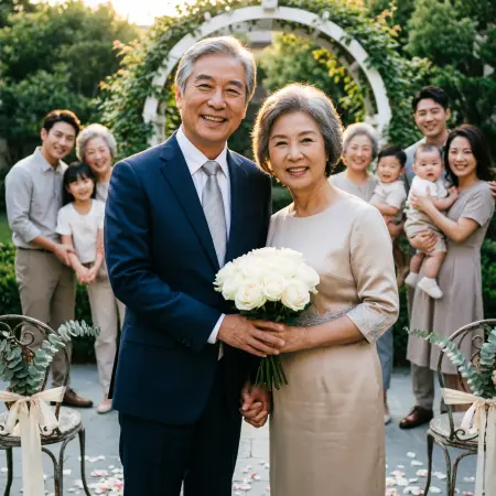 Cute Silver Wedding Anniversary