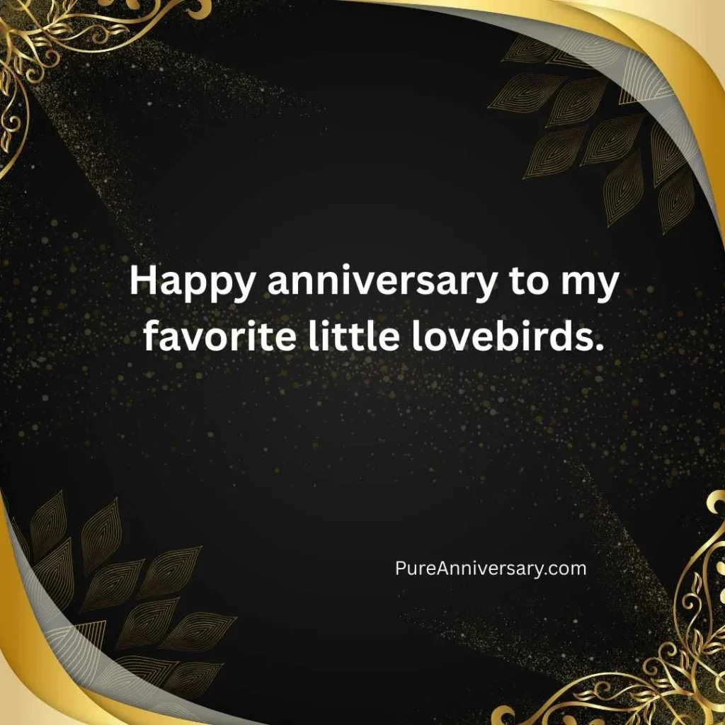 Cute wedding anniversary wishes