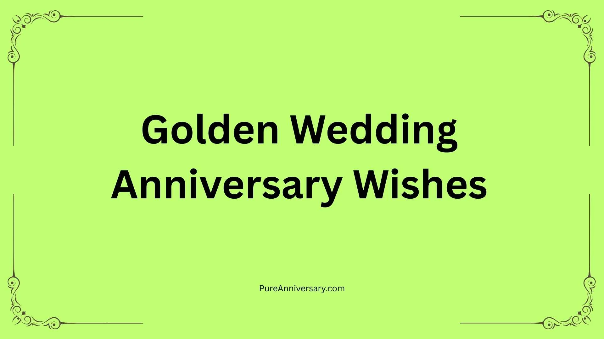 Golden Wedding Anniversary Wishes