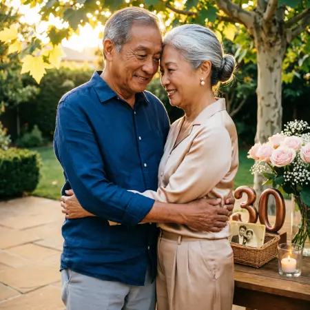 Heart touching 30th wedding