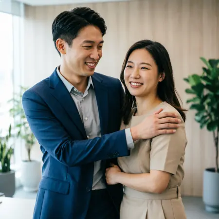 Professional thank you for work