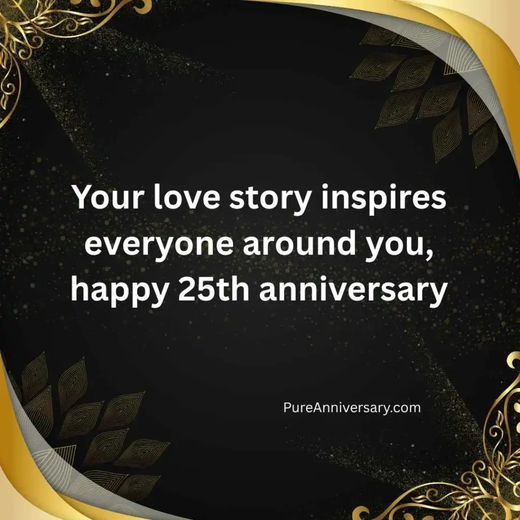 Romantic 25th Wedding Anniversary
