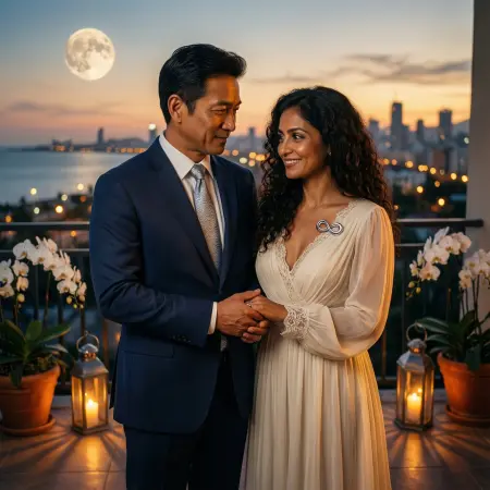 Romantic Silver Jubilee Anniversary