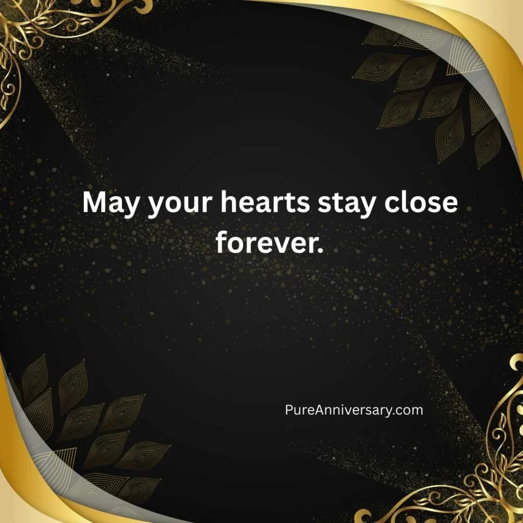 Romantic wedding anniversary