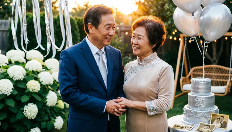 Silver Wedding Anniversary Wishes