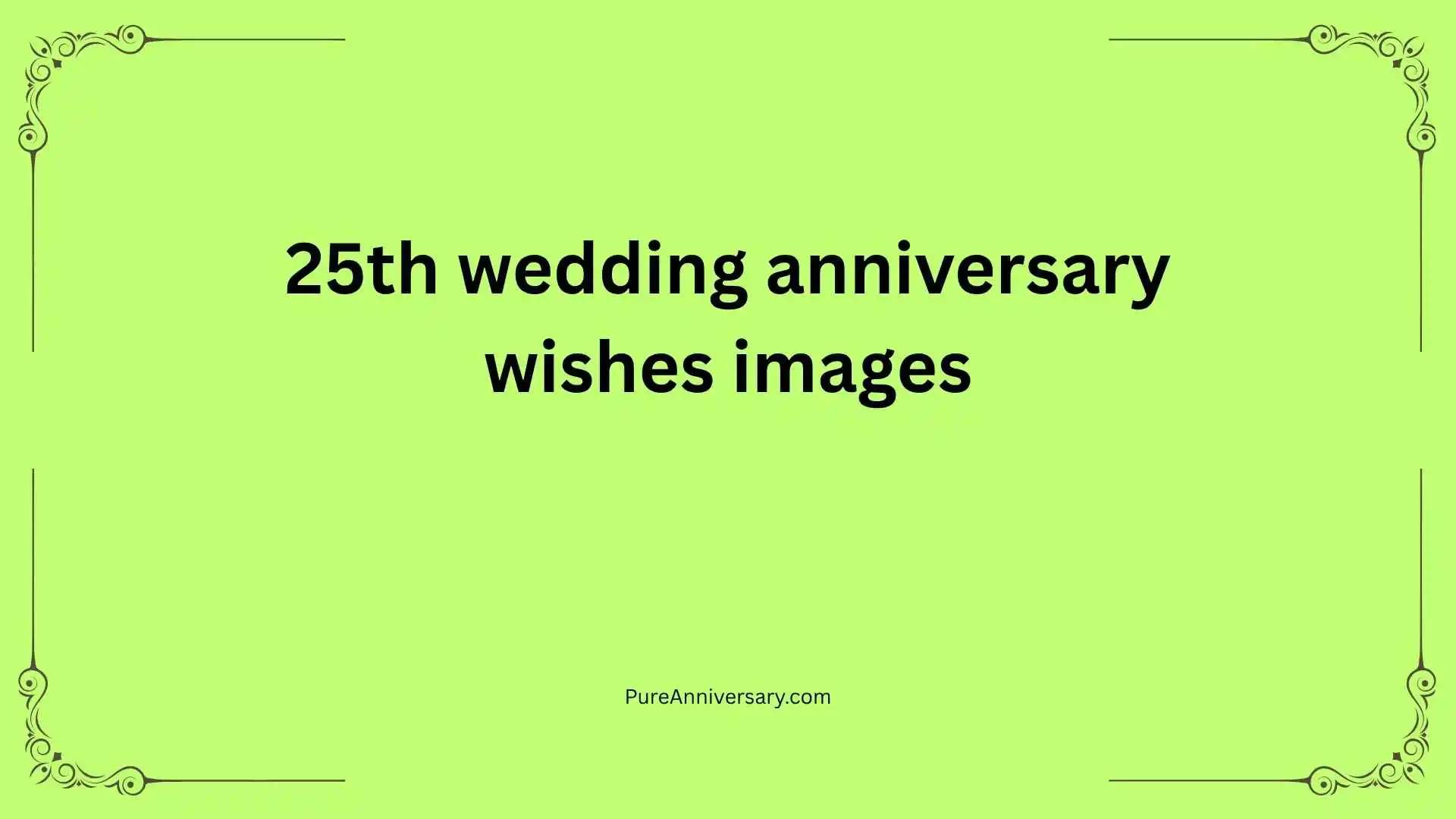 25th wedding anniversary wishes images
