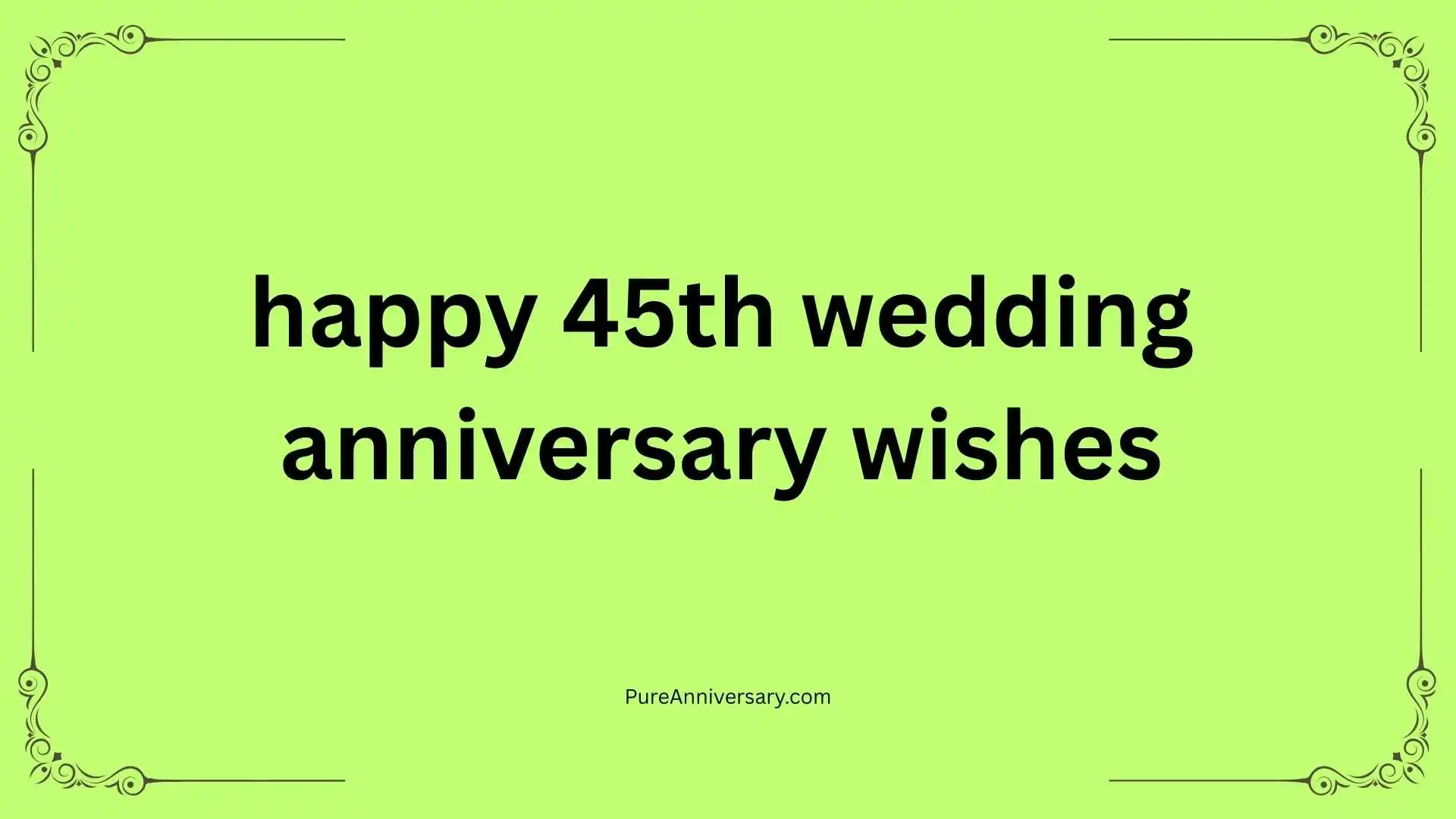 happy 45th wedding anniversary wishes