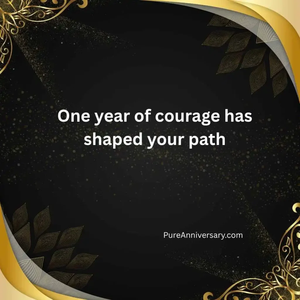 Inspirational 1st Work Anniversary