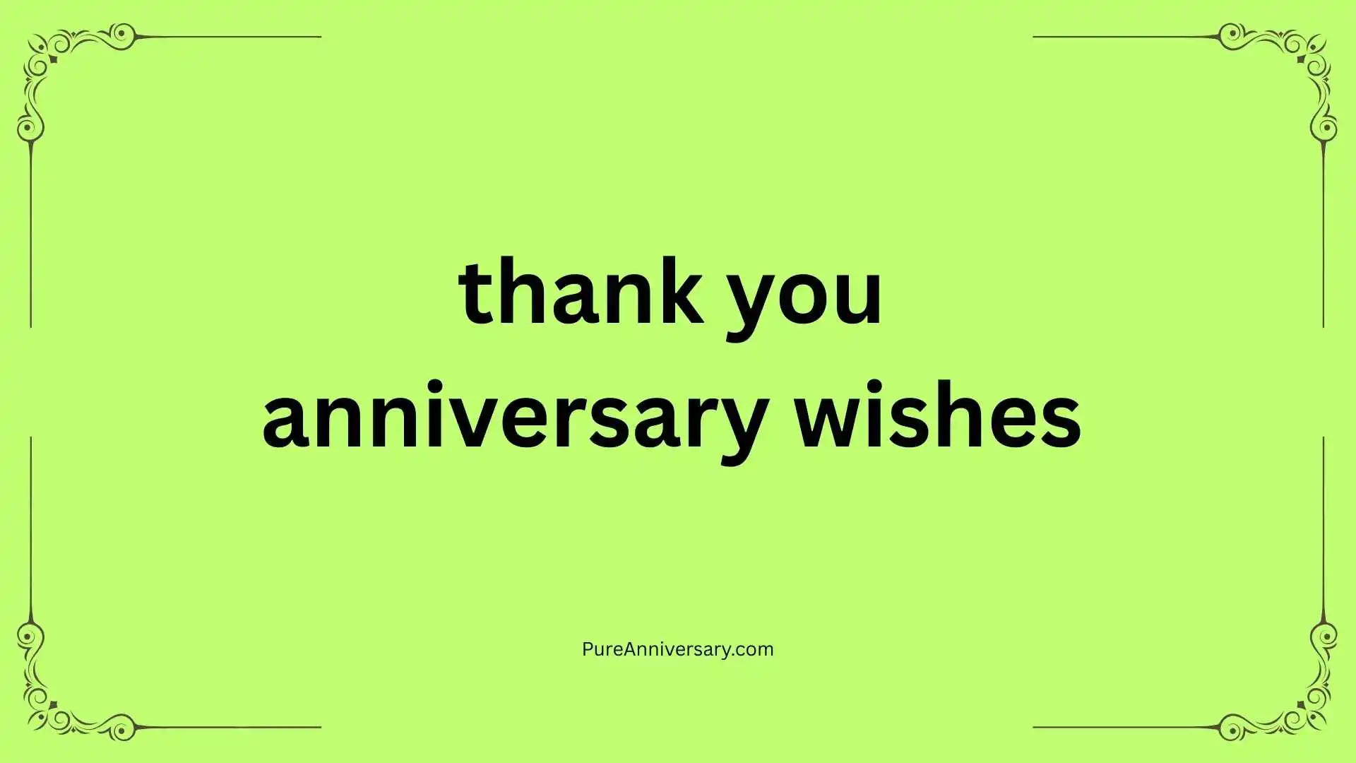 thank you anniversary wishes
