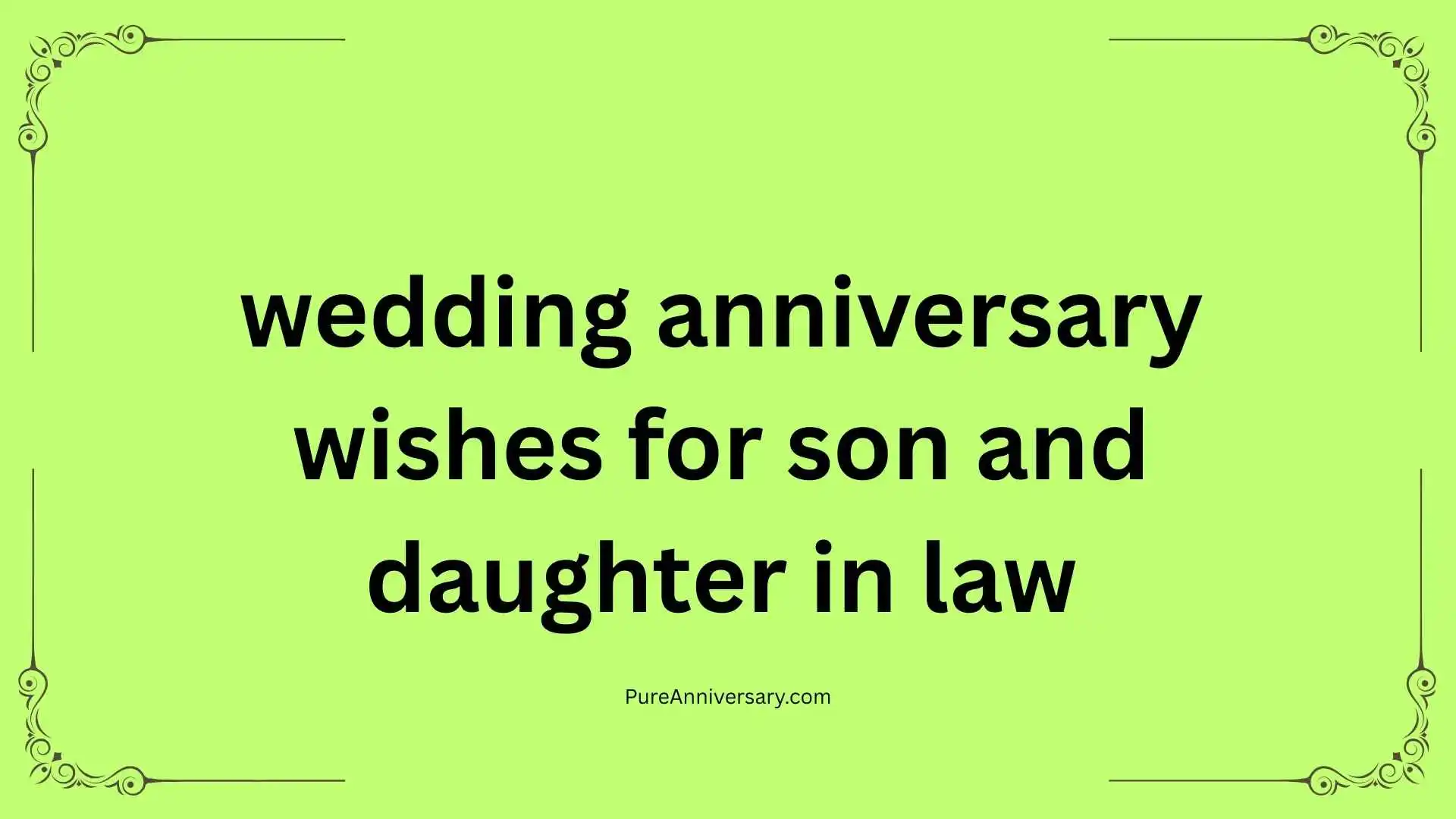 wedding anniversary wishes for son and daughter in law