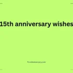 15th anniversary wishes