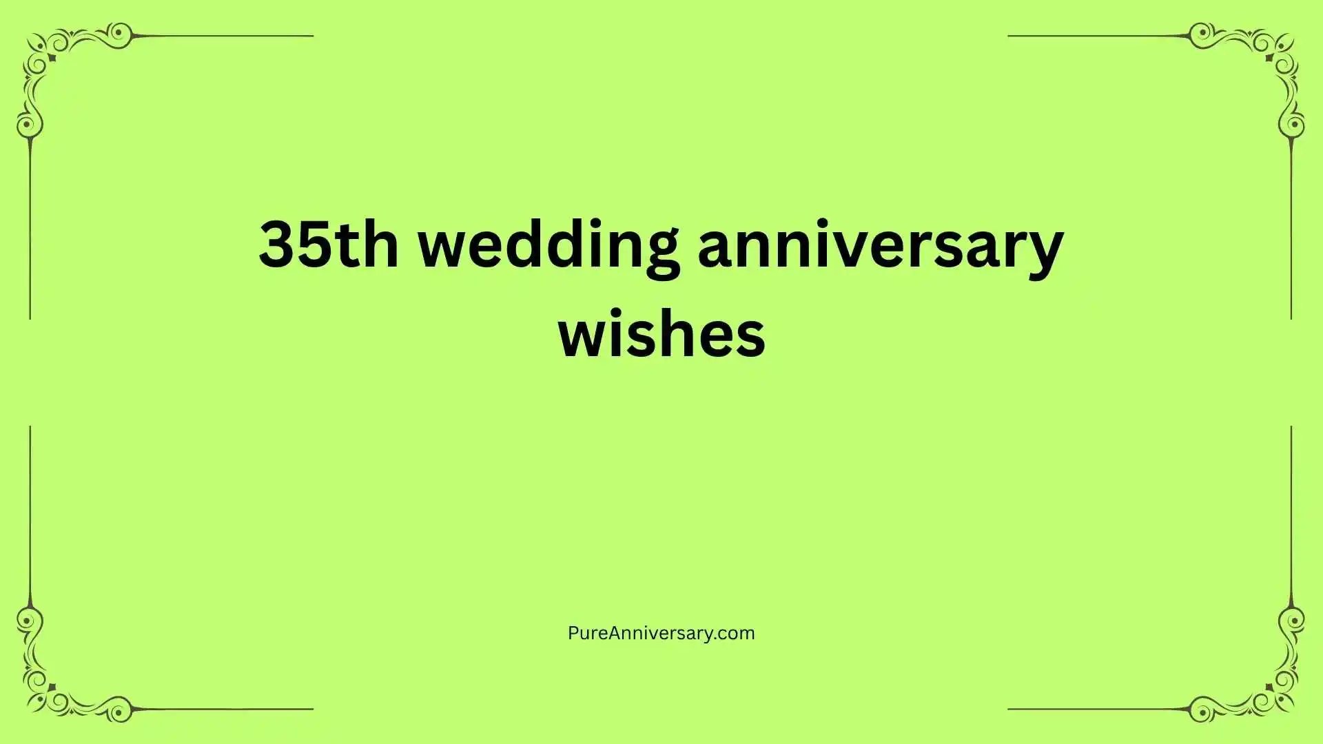 35th wedding anniversary wishes