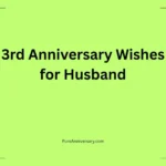 3rd Anniversary Wishes for Husband
