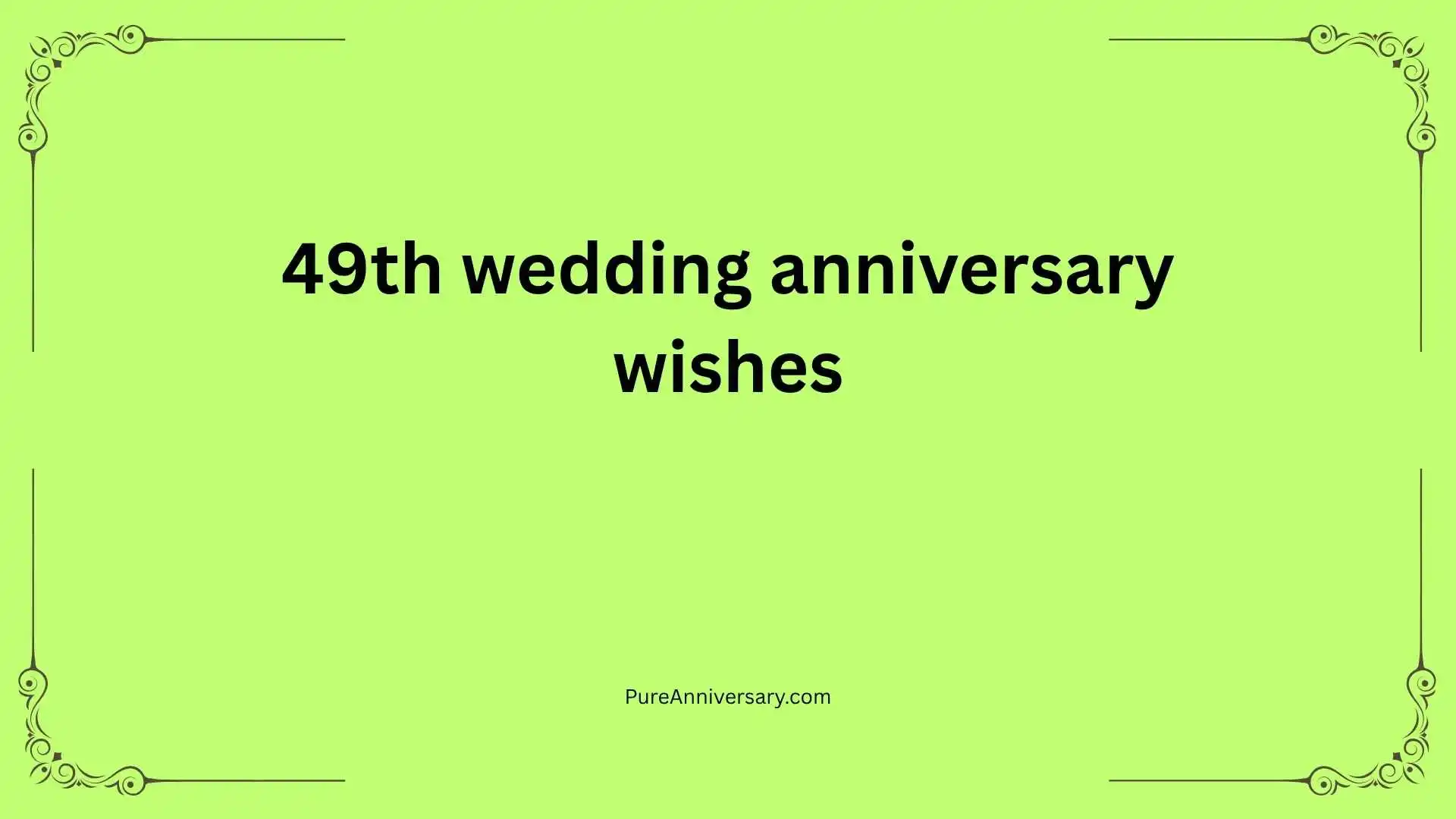 49th wedding anniversary wishes