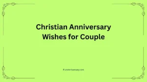 Christian Anniversary Wishes for Couple