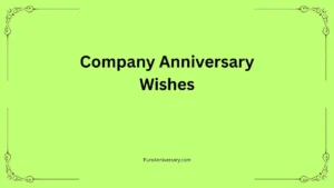 Company Anniversary Wishes