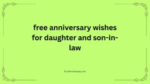 free anniversary wishes for daughter and son-in-law