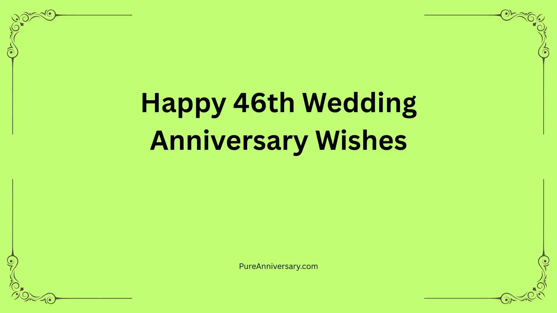 Happy 46th Wedding Anniversary Wishes