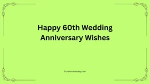 Happy 60th Wedding Anniversary Wishes