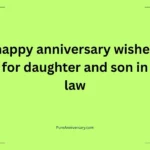 happy anniversary wishes for daughter and son in law