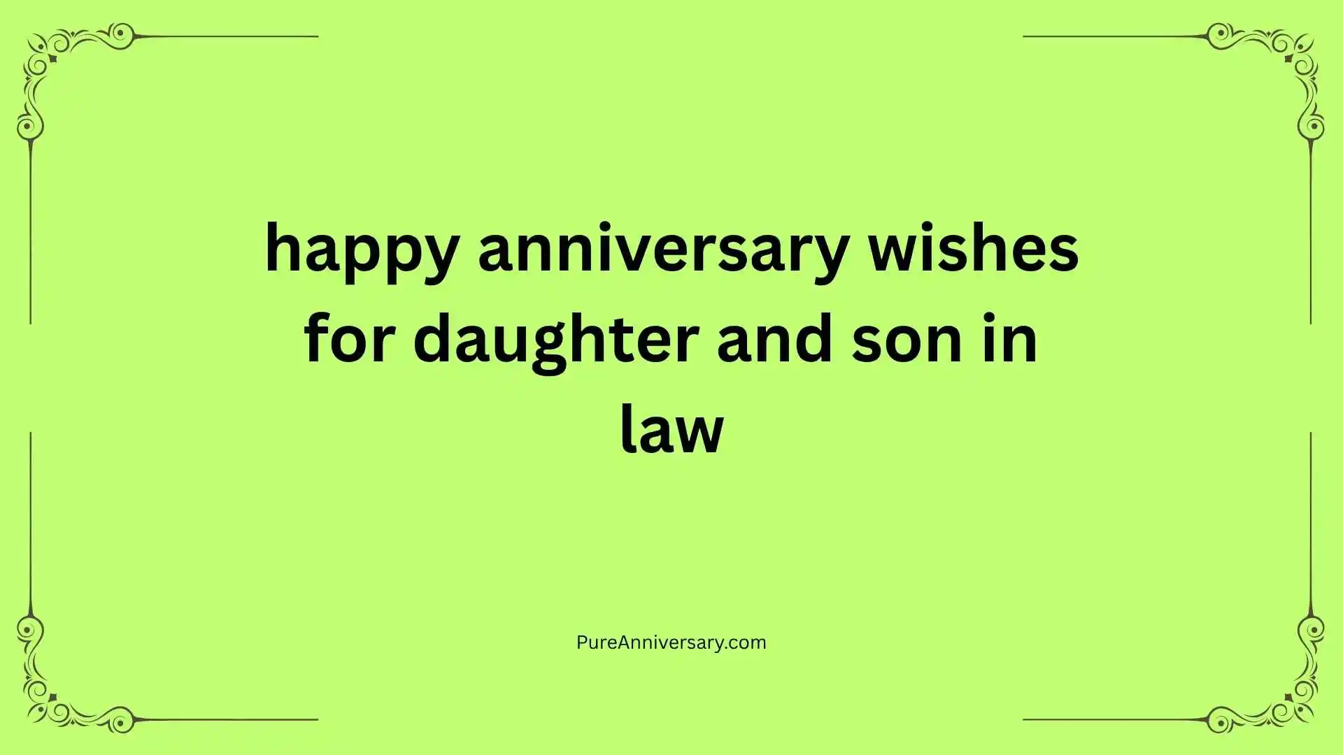 happy anniversary wishes for daughter and son in law