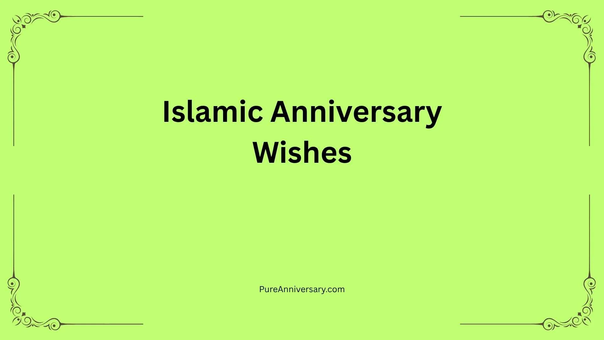 Islamic Anniversary Wishes