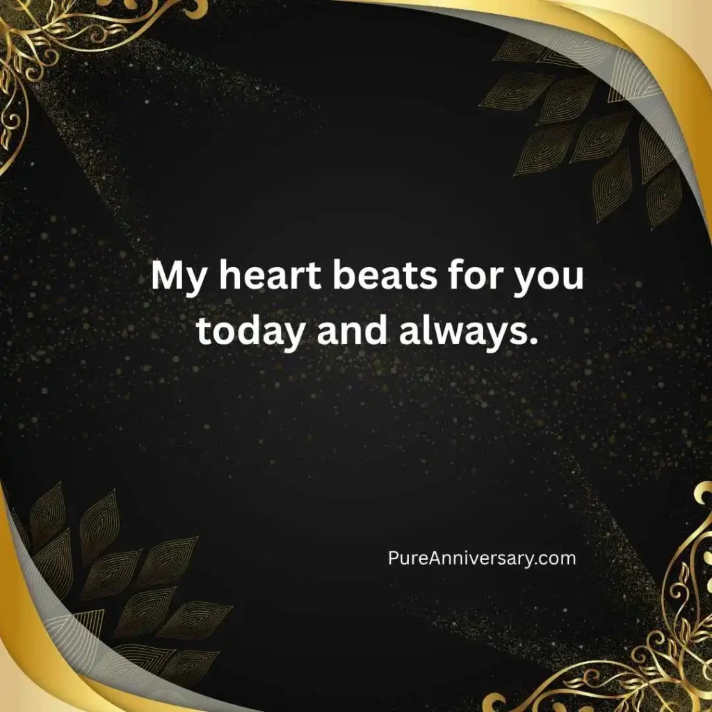 Romantic 1 year anniversary wishes