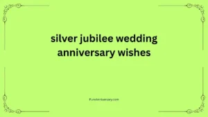 silver jubilee wedding anniversary wishes